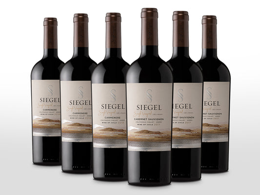 Siegel Single Vineyard Cabernet Sauvignon 2017, Siegel Single Vineyard Carmenère 2017 6x750ml
